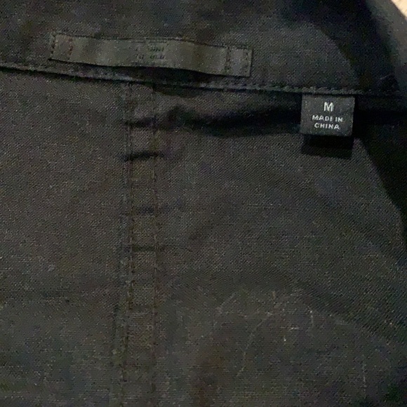 Uniqlo Utility Linen Cotton Shirt Jacket Sz M - Picture 2 of 9